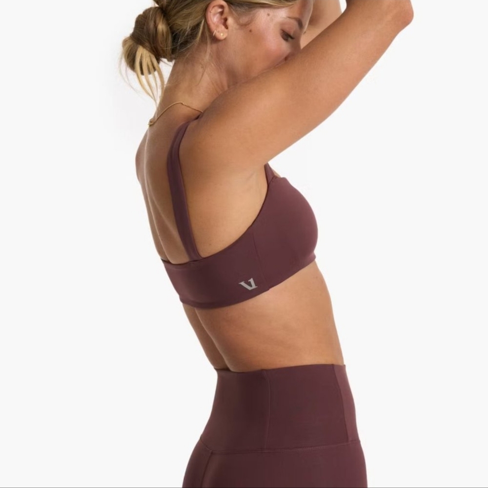 EUC Vuori Evolve Square Neck Sports Bra Burgundy Size S - Picture 2 of 9